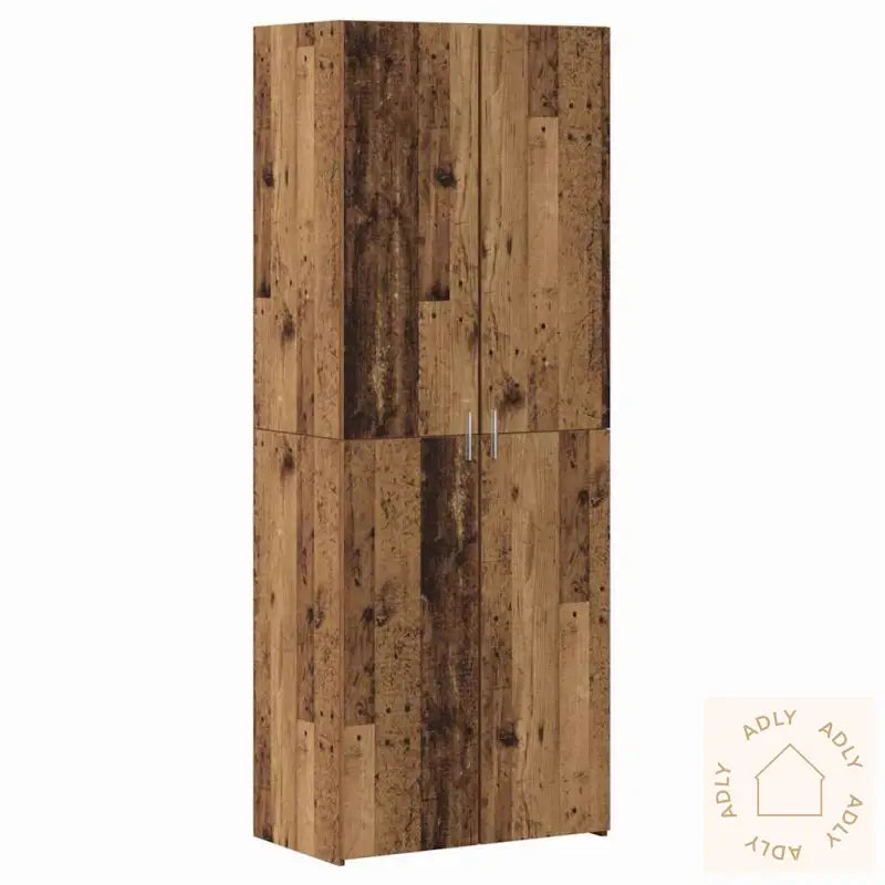 Skap Old Wood 70X42.5X185 Cm Konstruert Tre