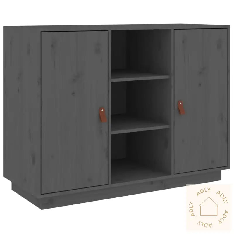 Skjenk Grå 100X40X75 Cm Heltre Furu
