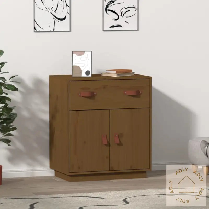 Skjenk Honningbrun 65,5X40X75 Cm Heltre Furu