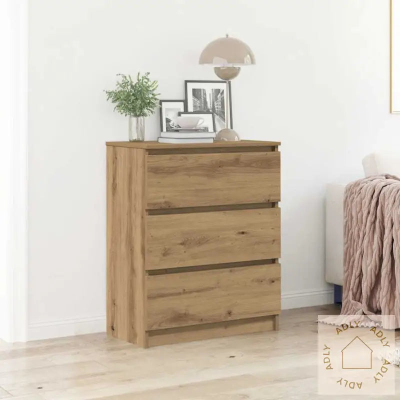 Skjenk Artisan Eik 60X35X76 Cm Konstruert Tre