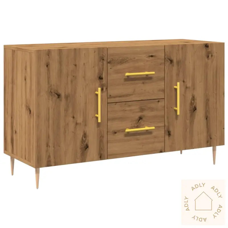 Skjenk Artisan Eik 100X36X60 Cm Konstruert Tre