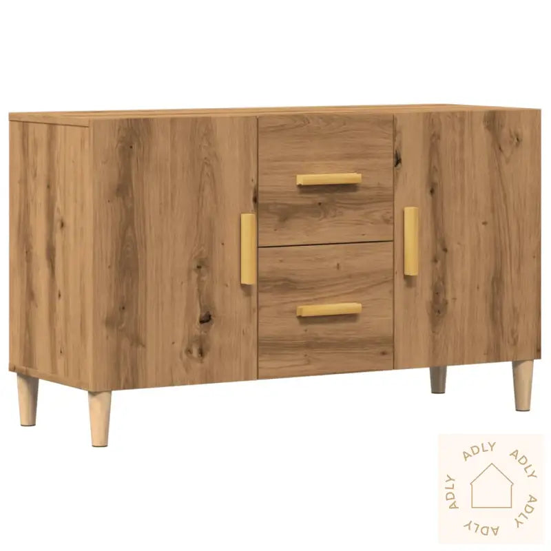Skjenk Artisan Eik 100X36X60 Cm Konstruert Tre