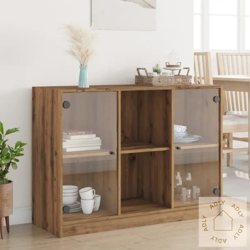 Skjenk Artisan Eik 102X37X75,5 Cm Konstruert Tre
