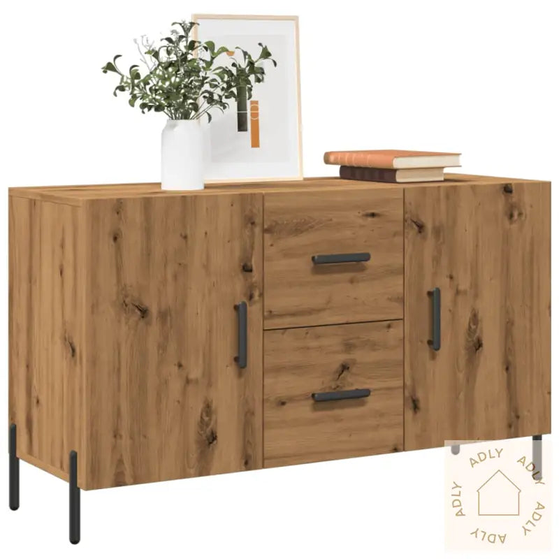 Skjenk Artisan Eik 100X36X60 Cm Konstruert Tre