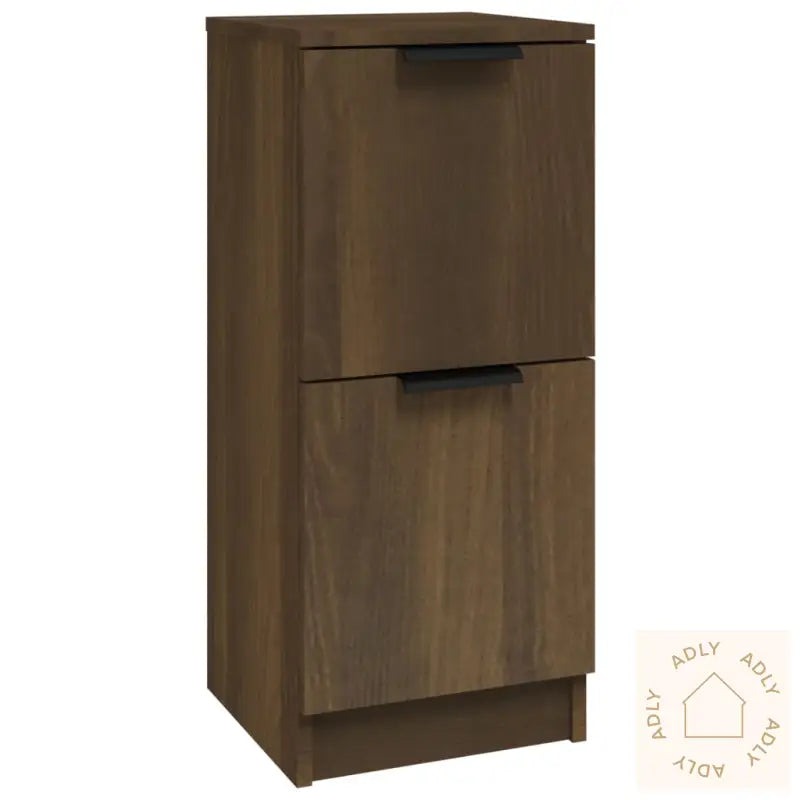 Skjenk Brun Eik 30X30X70 Cm Konstruert Tre