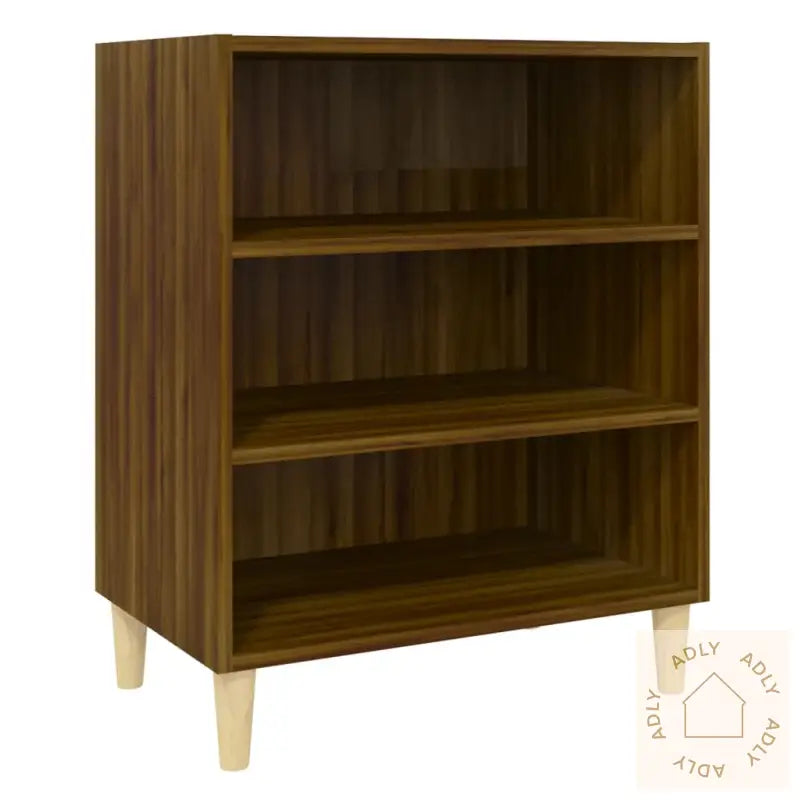 Skjenk Brun Eik 57X35X70 Cm Konstruert Tre