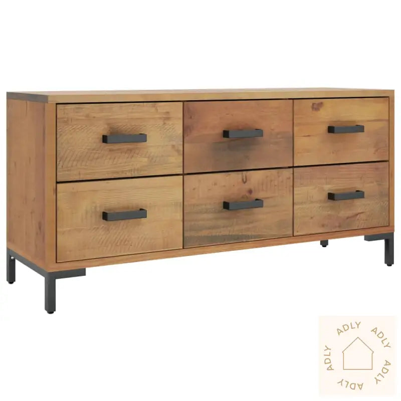 Skjenken Brun 110X30X45 Cm Heltre Furu