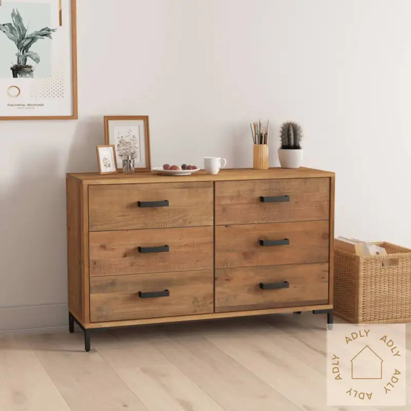 Skjenk Brun 110X35X70 Cm Heltre Furu
