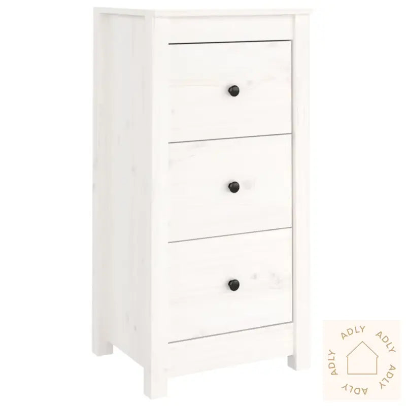 Skjenk Hvit 40X35X80 Cm Heltre Furu