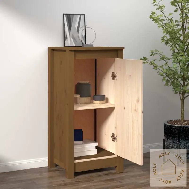 Skjenk Honningbrun 39X35X80 Heltre Furu