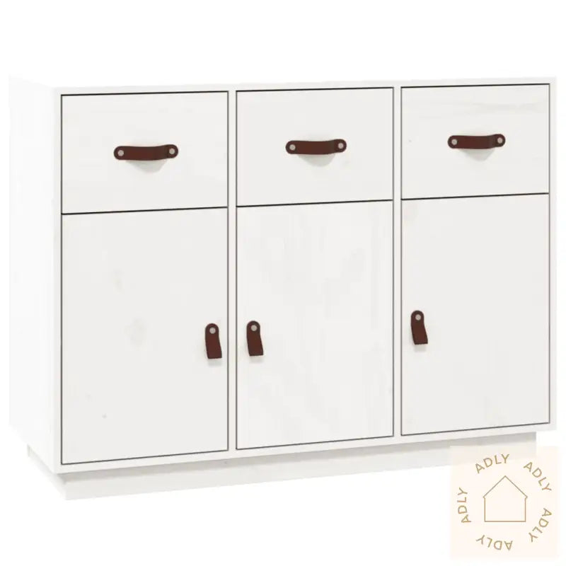 Skjenk Hvit 100X40X75 Cm Heltre Furu