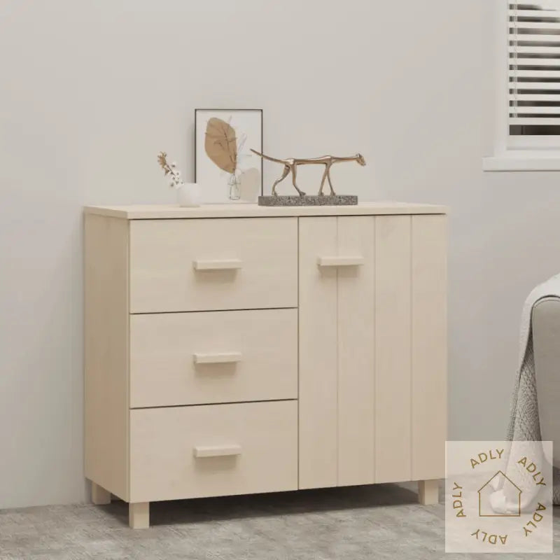 Skjenk Hamar Honningbrun 90X40X80 Cm Heltre Furu