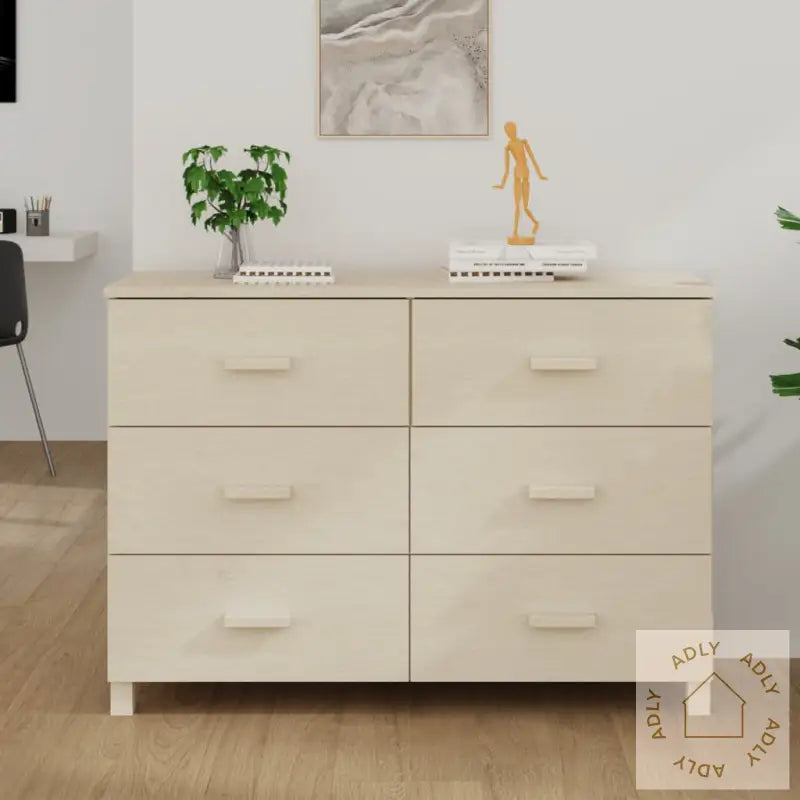 Nattbord Hamar Honningbrun 113X40X80 Cm Heltre Furu