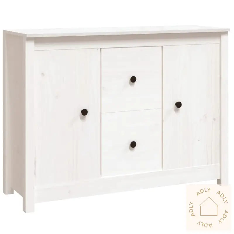 Skjenk Hvit 100X35X74 Cm Heltre Furu