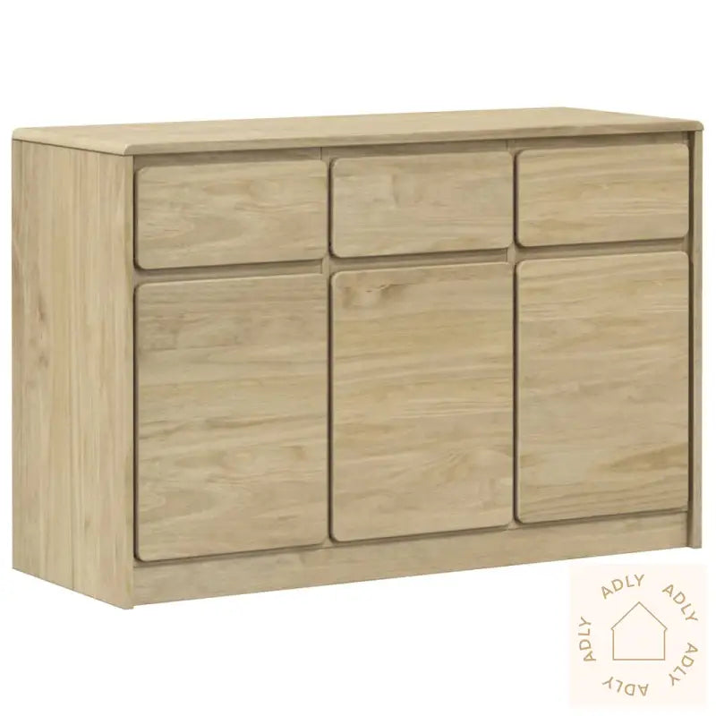 Skjenk Sauda Eik 114X43X75,5 Cm Heltre Furu