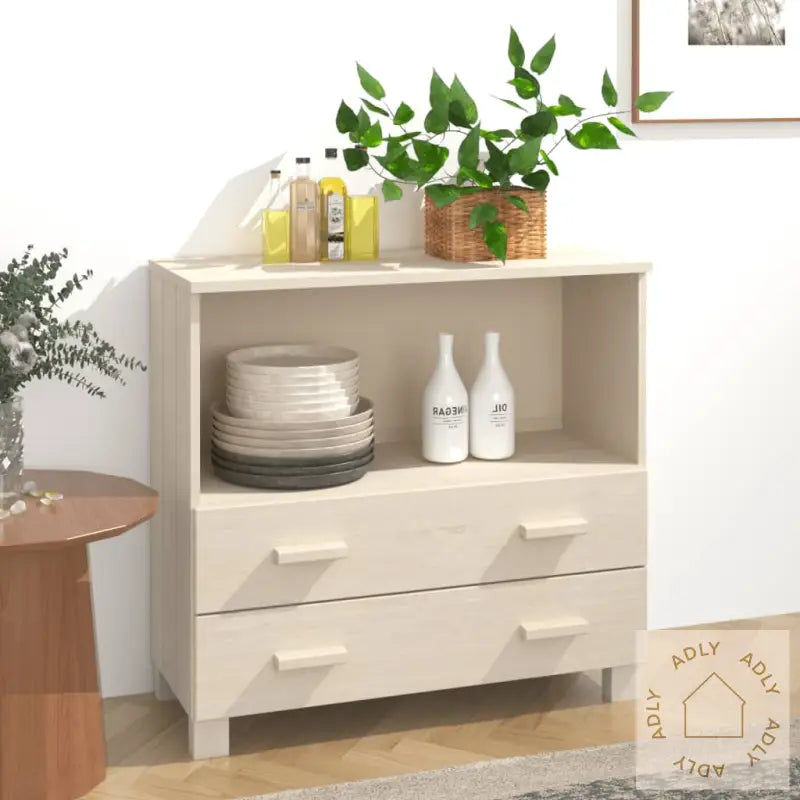Skjenk Hamar Honningbrun 85X35X80 Cm Heltre Furu