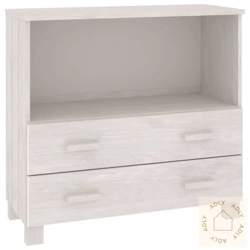 Skjenk Hamar Hvit 85X35X80 Cm Heltre Furu