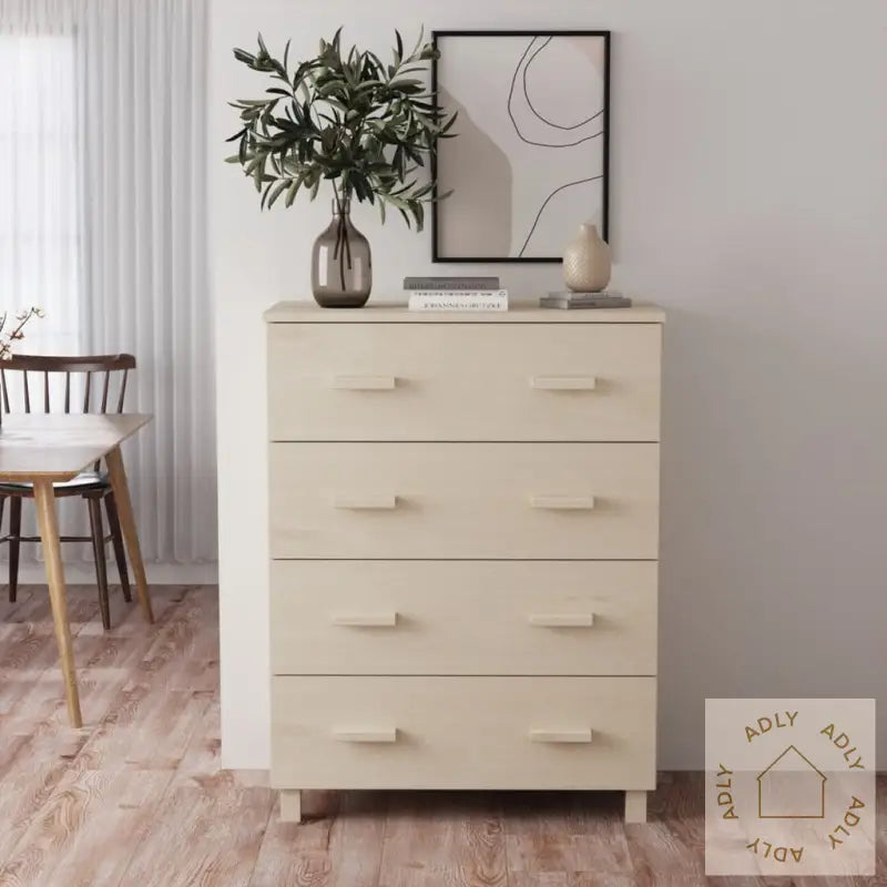Skjenk Hamar Honningbrun 79X40X103,5 Cm Heltre Furu
