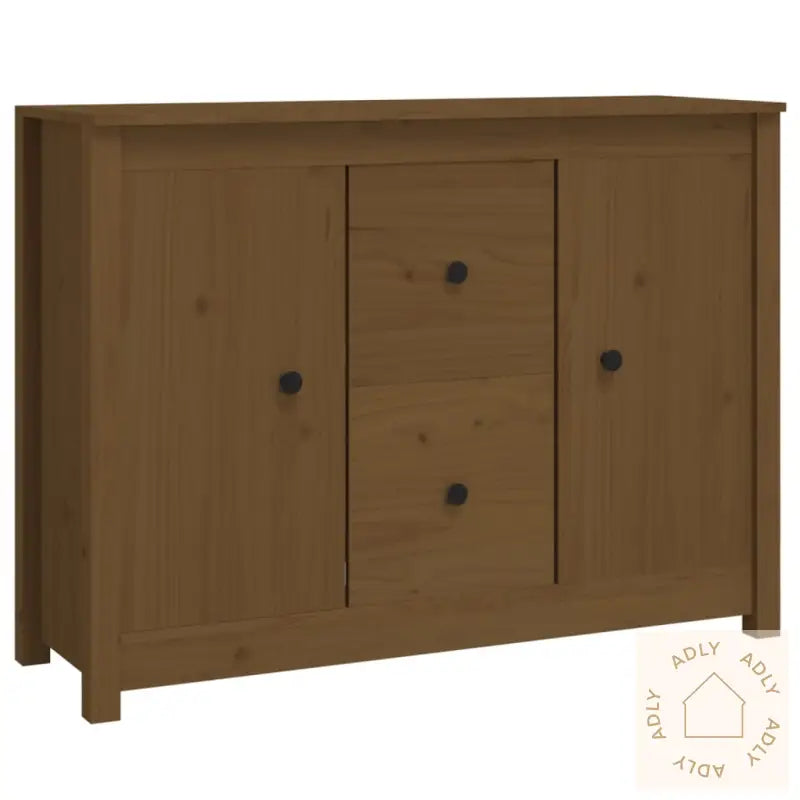 Skjenk Honningbrun 100X35X74 Cm Heltre Furu