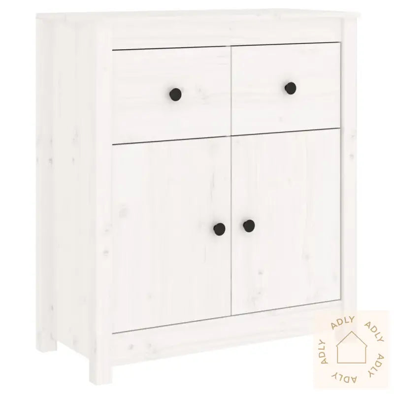 Skjenk Hvit 70X35X80 Cm Heltre Furu