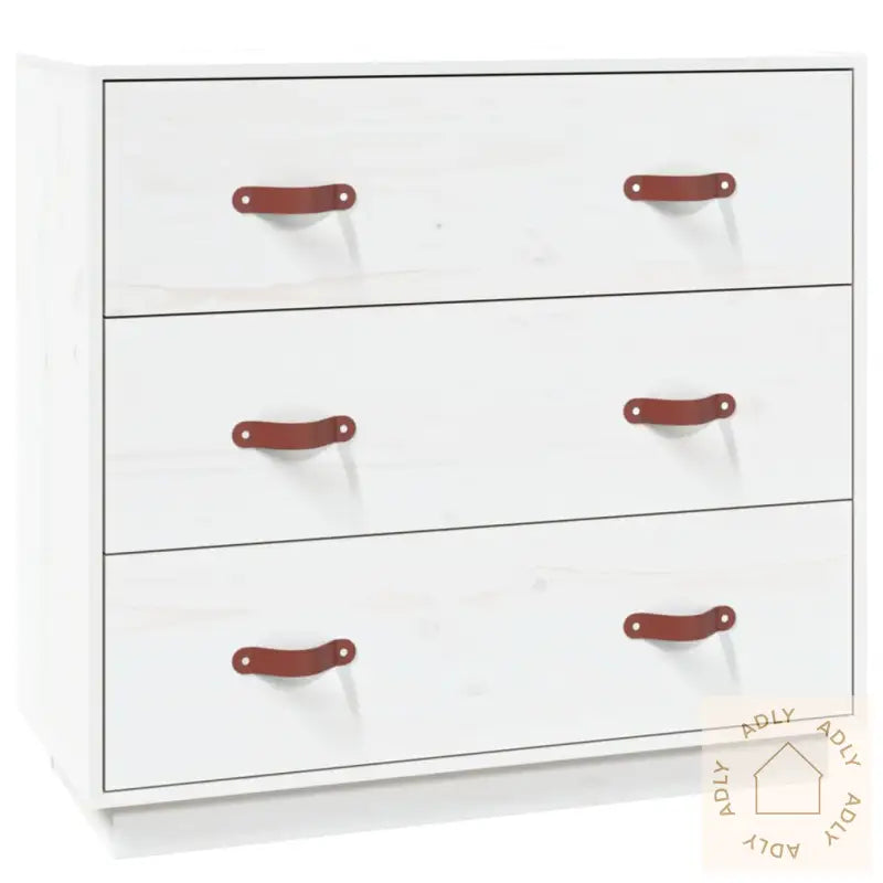 Skjenk Hvit 80X40X75 Cm Heltre Furu