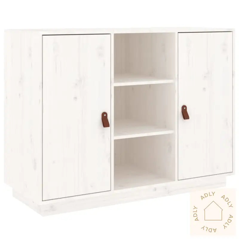 Skjenk Hvit 100X40X75 Cm Heltre Furu