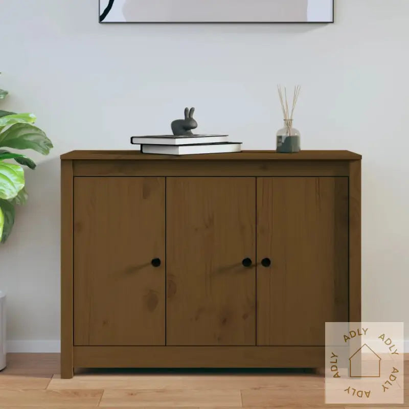 Skjenk Honningbrun 100X35X74 Cm Heltre Furu