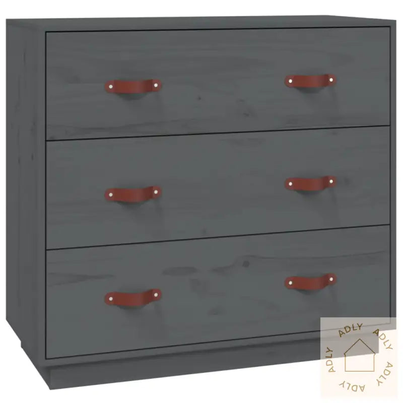 Skjenk Grå 80X40X75 Cm Heltre Furu