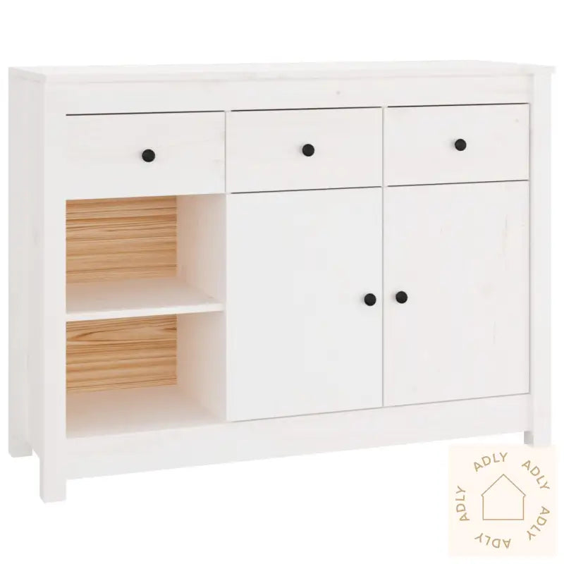 Skjenk Hvit 100X35X74 Cm Heltre Furu