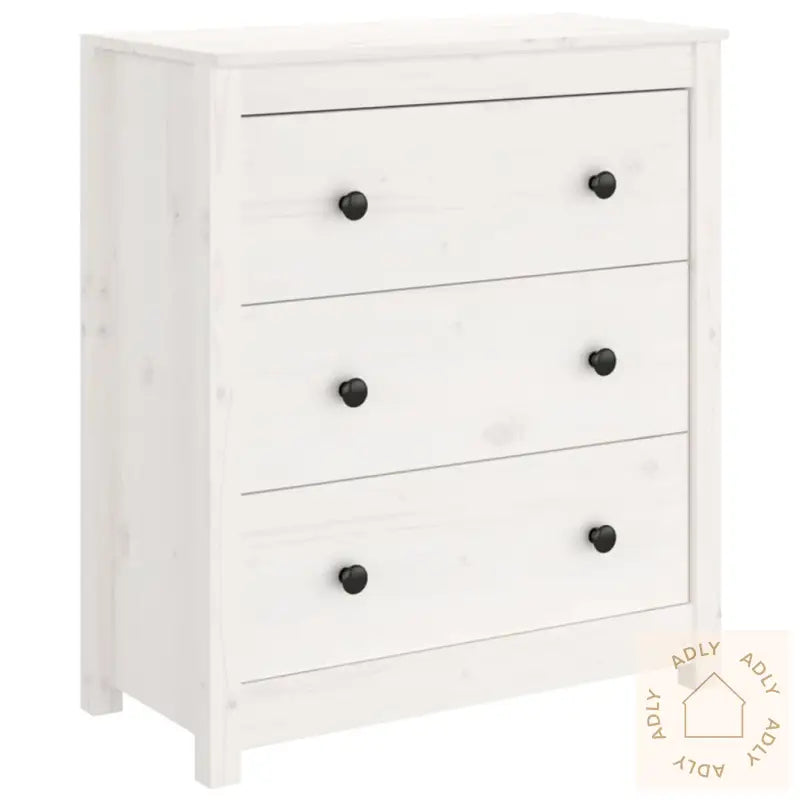 Skjenk Hvit 70X35X80 Cm Heltre Furu