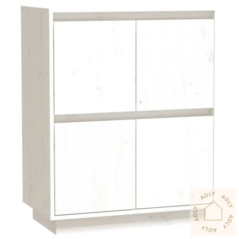 Skjenk Hvit 60X34X75 Cm Heltre Furu