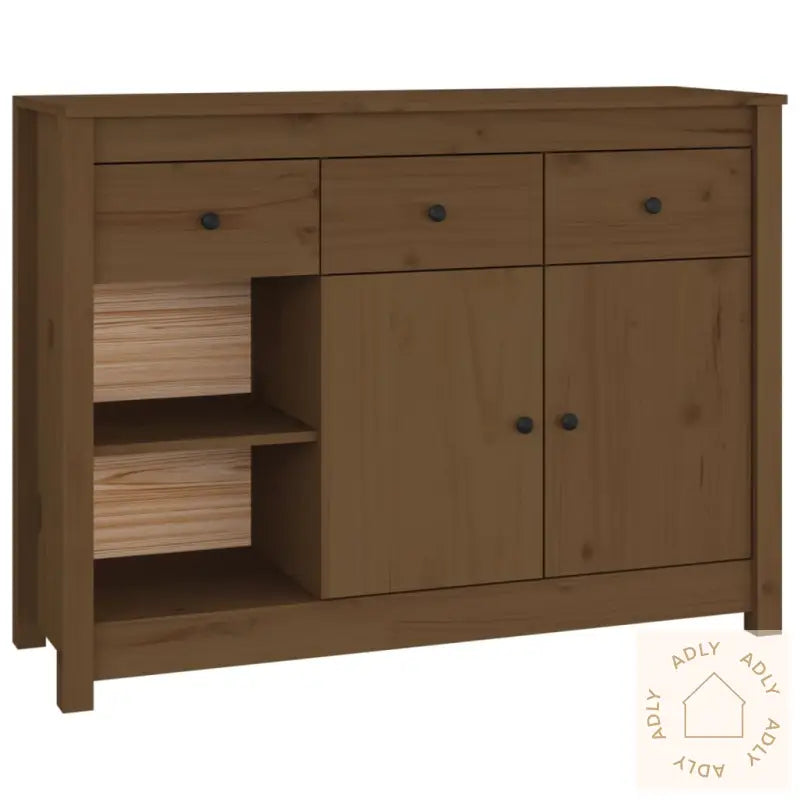 Skjenk Honningbrun 100X35X74 Cm Heltre Furu