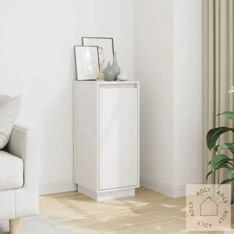 Skjenk Hvit 31,5X34X75 Cm Heltre Furu