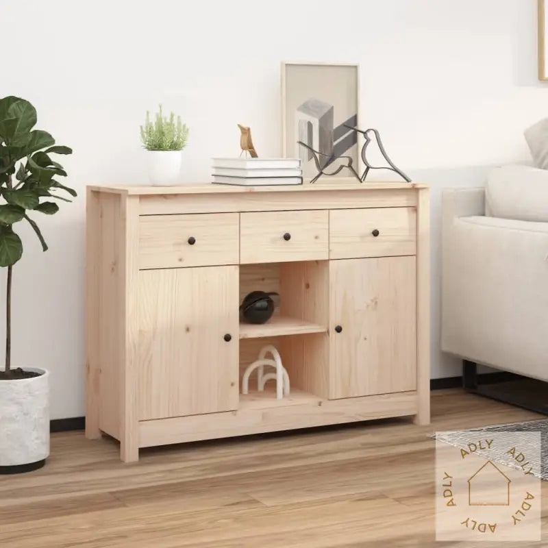 Skjenk 100X35X74,5 Cm Heltre Furu