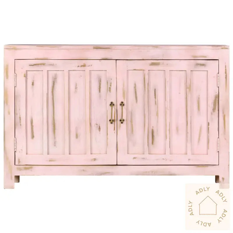 Skjenk Lyserosa 110X35X70 Cm Heltre Mango