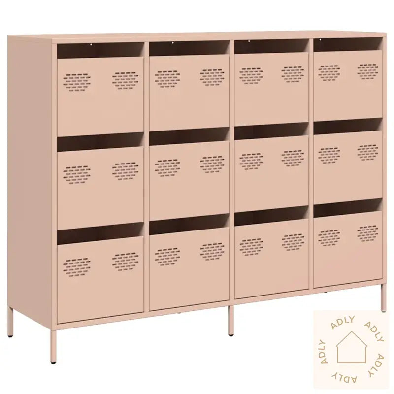 Skjenk Rosa 135X39X103,5 Cm Kaldvalset Stål