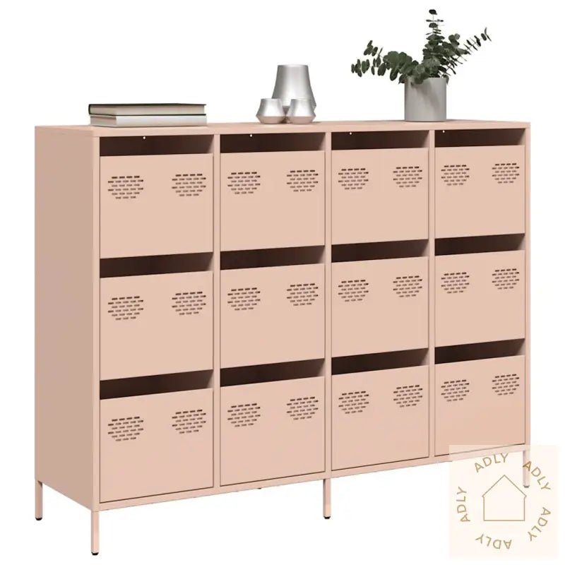 Skjenk Rosa 135X39X103,5 Cm Kaldvalset Stål