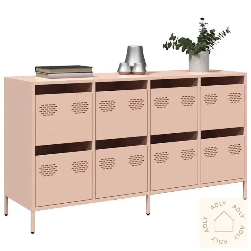 Skjenk Rosa 135X39X73,5 Cm Kaldvalset Stål