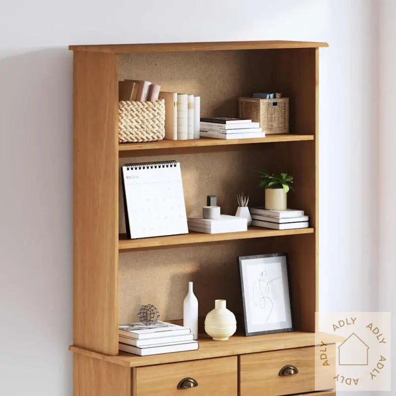 Hutch 'Askim'91X30X104 Cm Solid Wood Pine