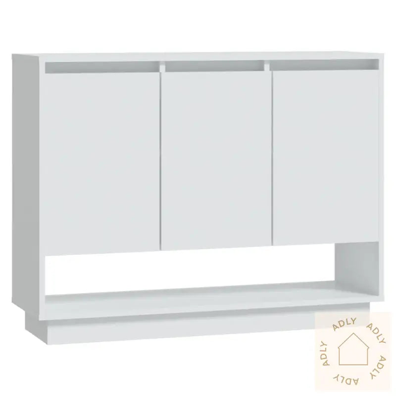 Skjenk Hvit 97X31X75 Cm Konstruert Tre