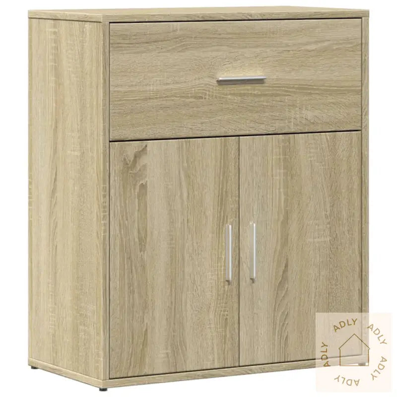 Skjenk Sonoma Eik 60X31X70 Cm Konstruert Tre