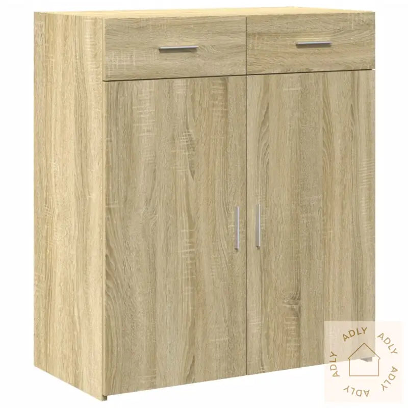 Skjenk Sonoma Eik 80X42,5X93 Cm Konstruert Tre