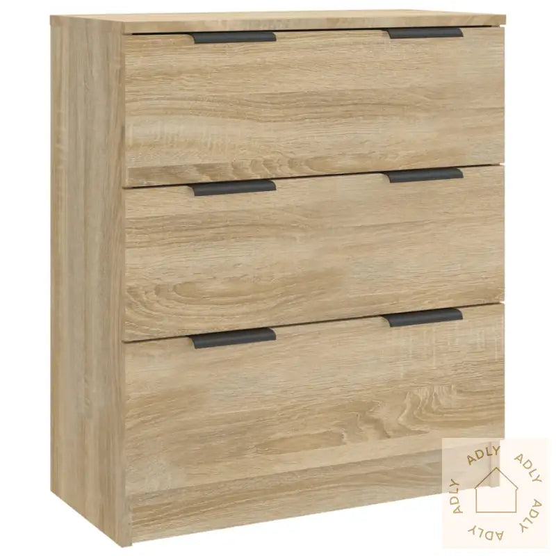 Skjenk Sonoma Eik 60X30X70 Cm Konstruert Tre