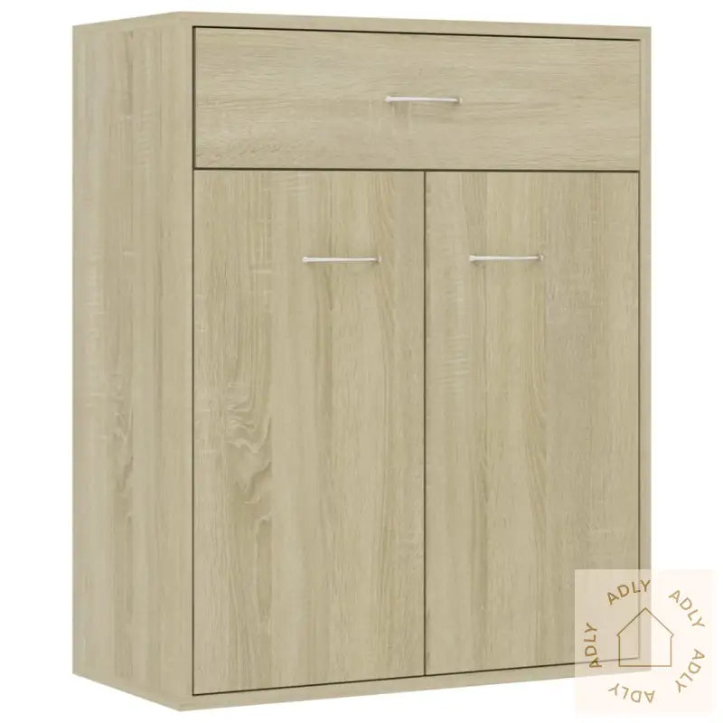 Skjenk Sonoma Eik 60X30X75 Cm Konstruert Tre