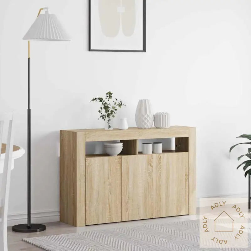 Skap Sonoma Eik Konstruert Tre 116 X 30 X 75 Cm Skap