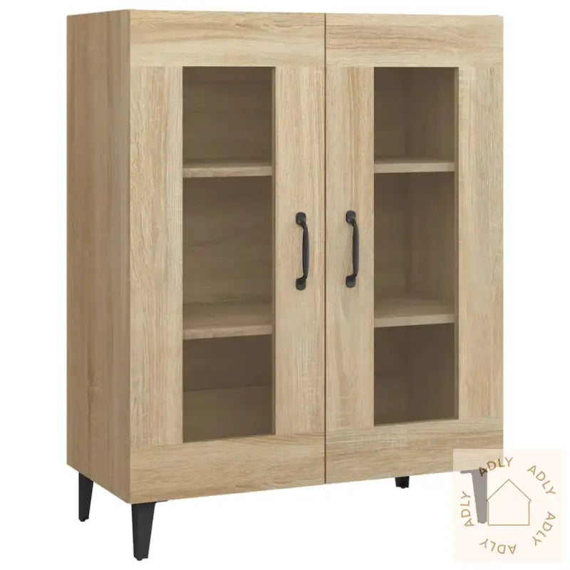 Skjenk Sonoma Eik 69,5X34X90 Cm Konstruert Tre