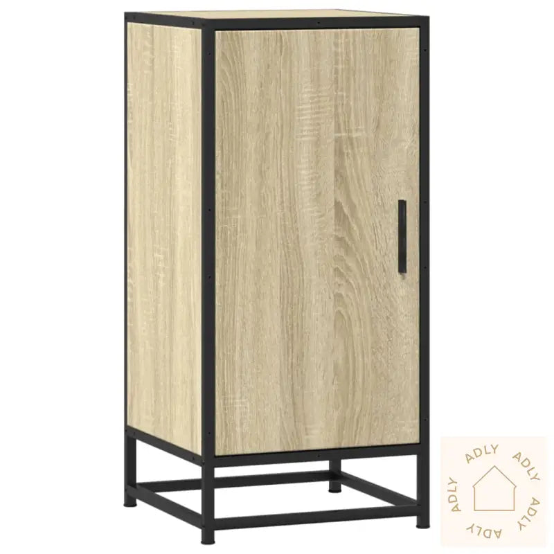 Skjenk Sonoma Eik 35,5X35X76 Cm Konstruert Tre Og Metall