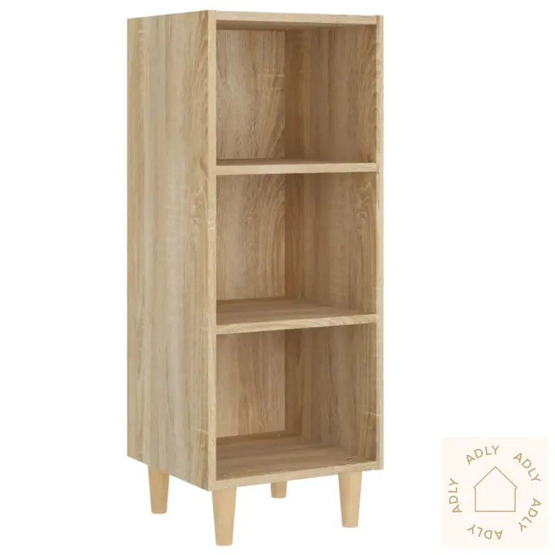 Skjenk Sonoma Eik 34,5X32,5X90 Cm Konstruert Tre