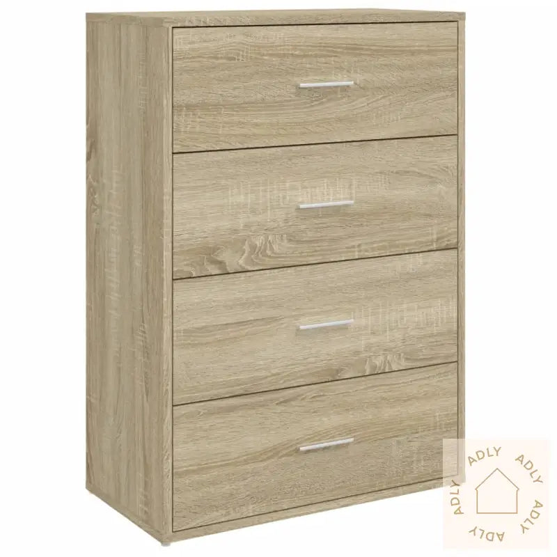 Skjenk Sonoma Eik 60X31X84 Cm Konstruert Tre