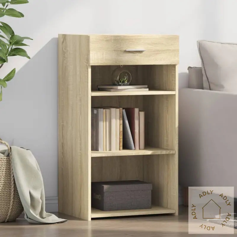 Skjenk Sonoma Eik 50X42,5X93 Cm Konstruert Tre